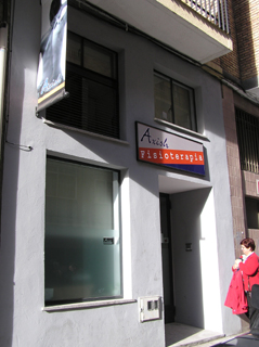 Entrada de la clínica